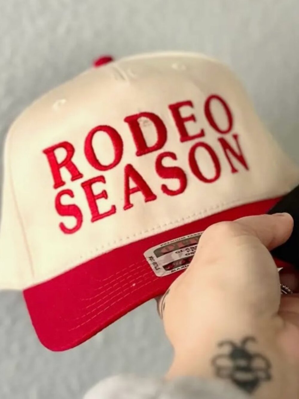 Rodeo Season Embroidered Trucker Hat | Western Cowgirl Cap | Country Concert Hat